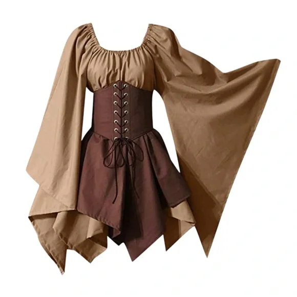 old fashioned dress with corset Princess Vintage Corset Dress